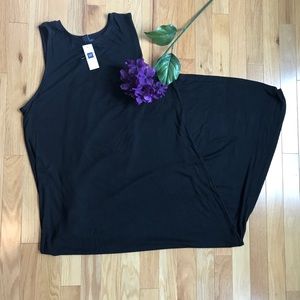 GAP Black Sleeveless Maxi Dress